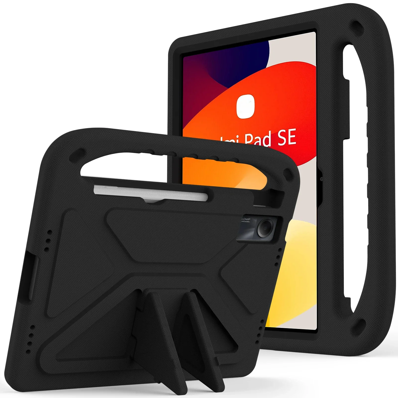 NONE Kindersichere EVA-Schutzhülle für Xiaomi Pad 8 7 6 5 Pro Redmi Pad 2 2025 SE 11 10.61 2022 Stoßfeste Vollschutz-Tablet-Hülle für Kinder 8