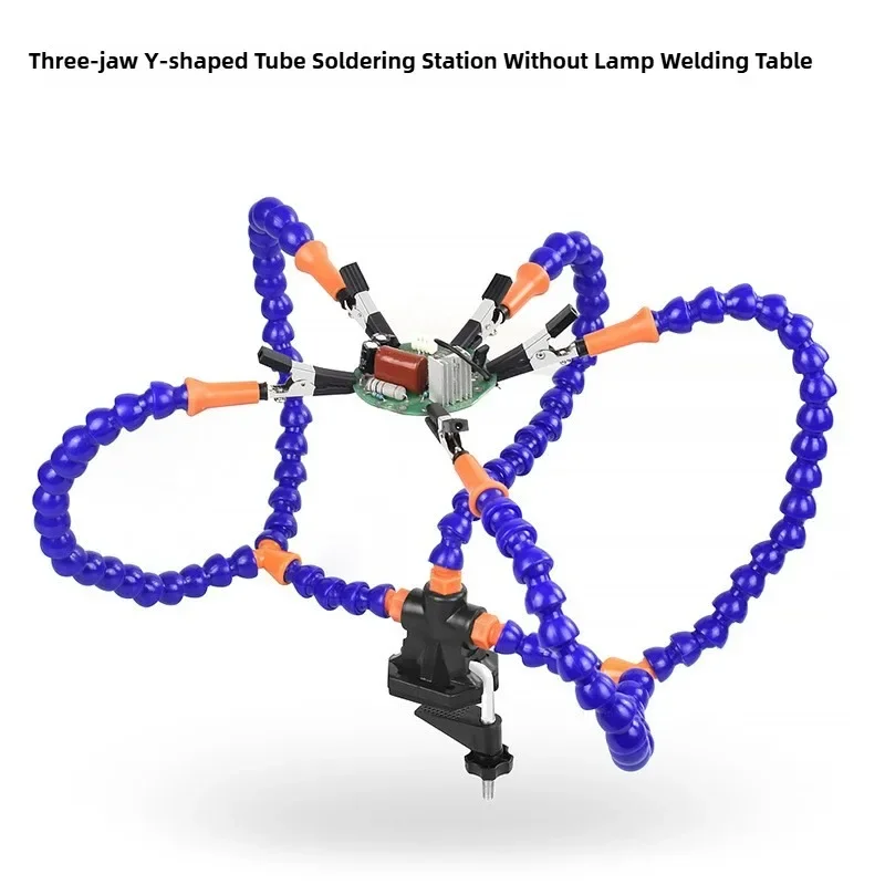 For Welding and Soldering Helping Hand Third Hand Soldering Stand Flexible Arm PCB Holder Table Clip Tool Gadgets