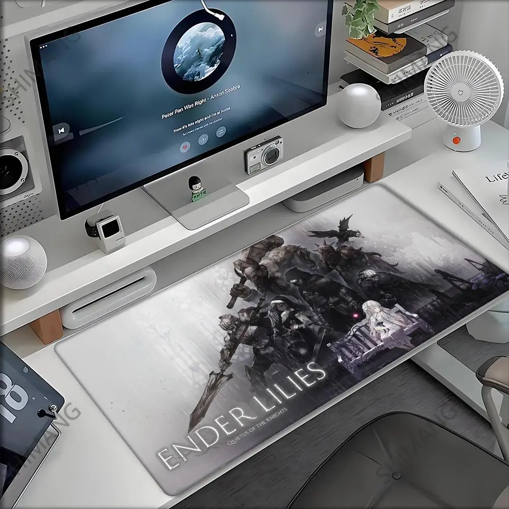 

Mouse Pad Non-Slip Rubber Edge locking mousepads Game play mats Fighting Game ENDER LILIES Quietus for notebook PC computer