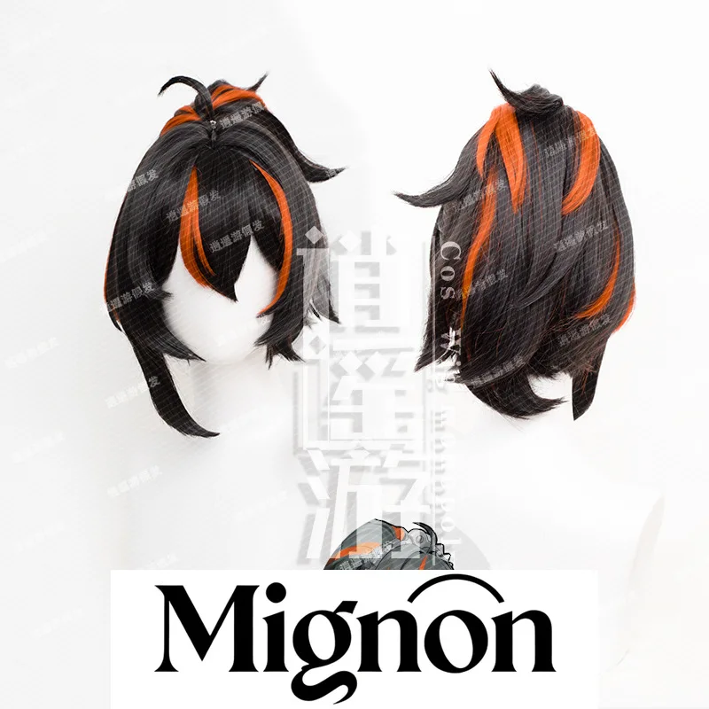 

Zenless Zone Zero Zhu Yuan Cosplay Wig Criminal Investigation Special Simulation Scalp Top Tiger Clip Ponytail Halloween Gift
