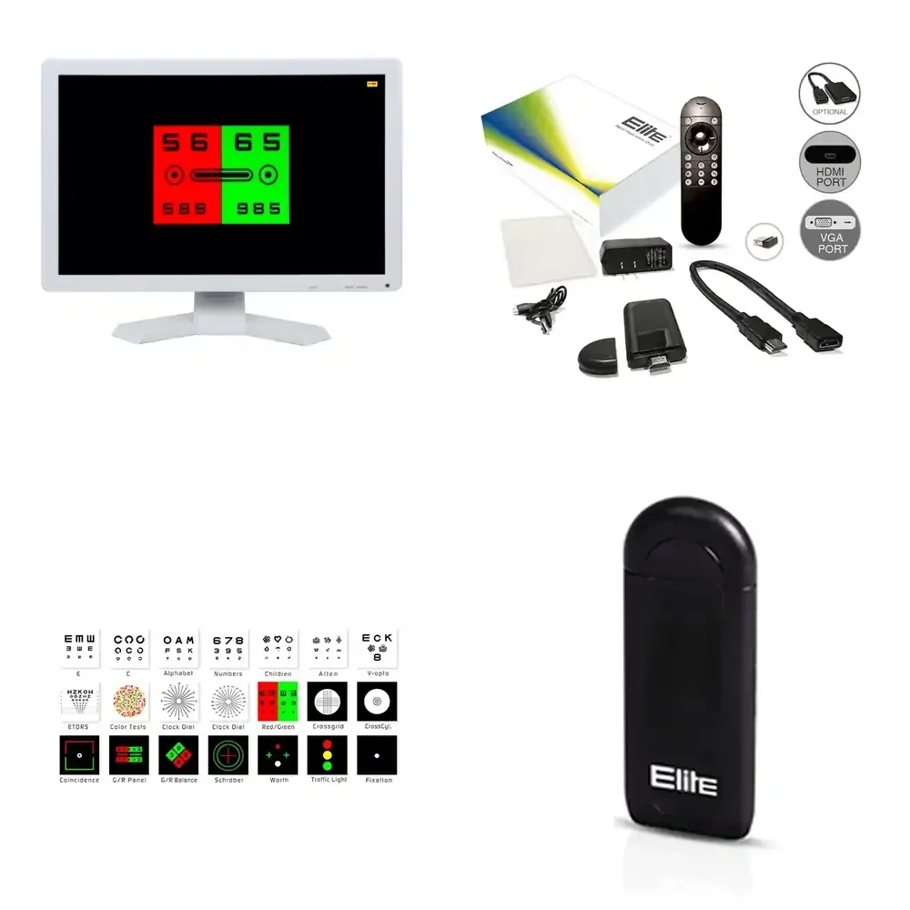 CE Approved Visual Test System LCD Vision Chart Software Tester for Eye Exam Equipment for Vision Screening for