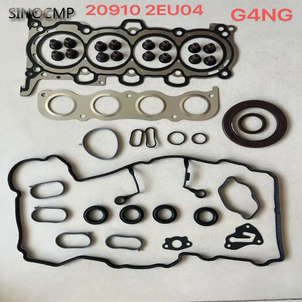 

G4NG 2.0 Engine 209102EU04 Gasket Set For 2016-2019 HYUNDAI SONATA HYBRID Engines Components Engine Rebuilding Kits Car Parts