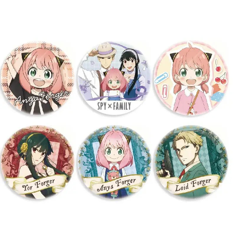Spy X Playing House Arnia Dusk Joel Forge Anime Bar Badge Around Y2k Fashion Toys Anime Cartoon Frind Kawaii Cute Personalized