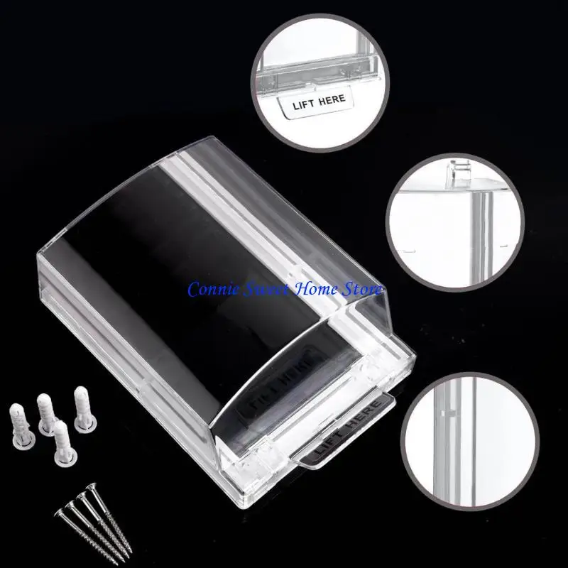 LXAF emergency button protective Device High-strength plastic protective Device Manual call point guardrail Easy installation