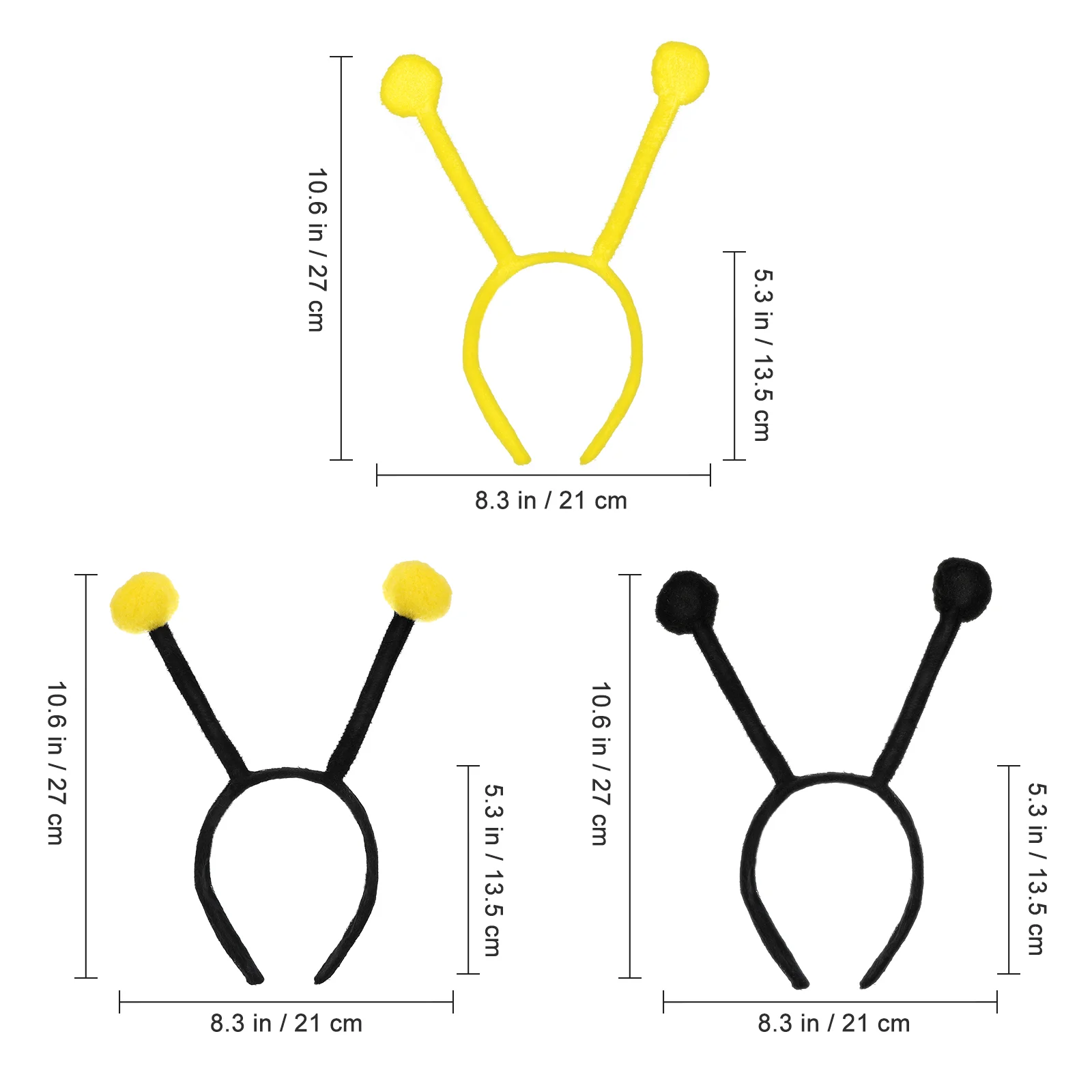 Diadema de abeja, disfraces, recuerdos de fiesta de cumpleaños, ropa, bandas para el cabello, accesorios de Cosplay, tocado con pompón, diademas de tentáculo de plástico para niños