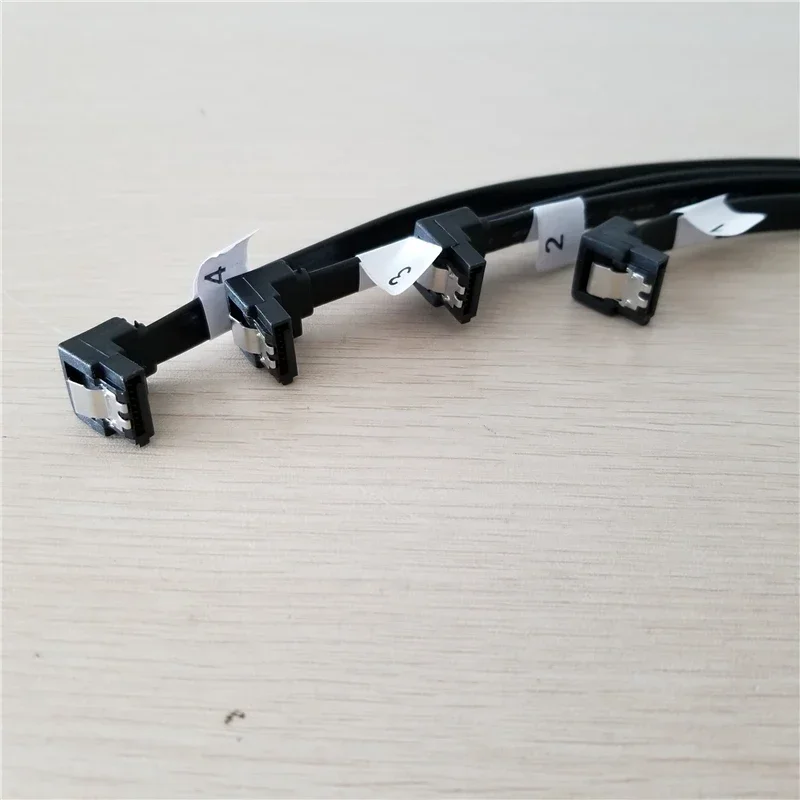 PC 고속 직렬 ATA SATA 2 수-멀티 하드 드라이브 HDD RAID 데이터 케이블, 구리 와이어 차폐 디자인, 80cm, 4 in 1