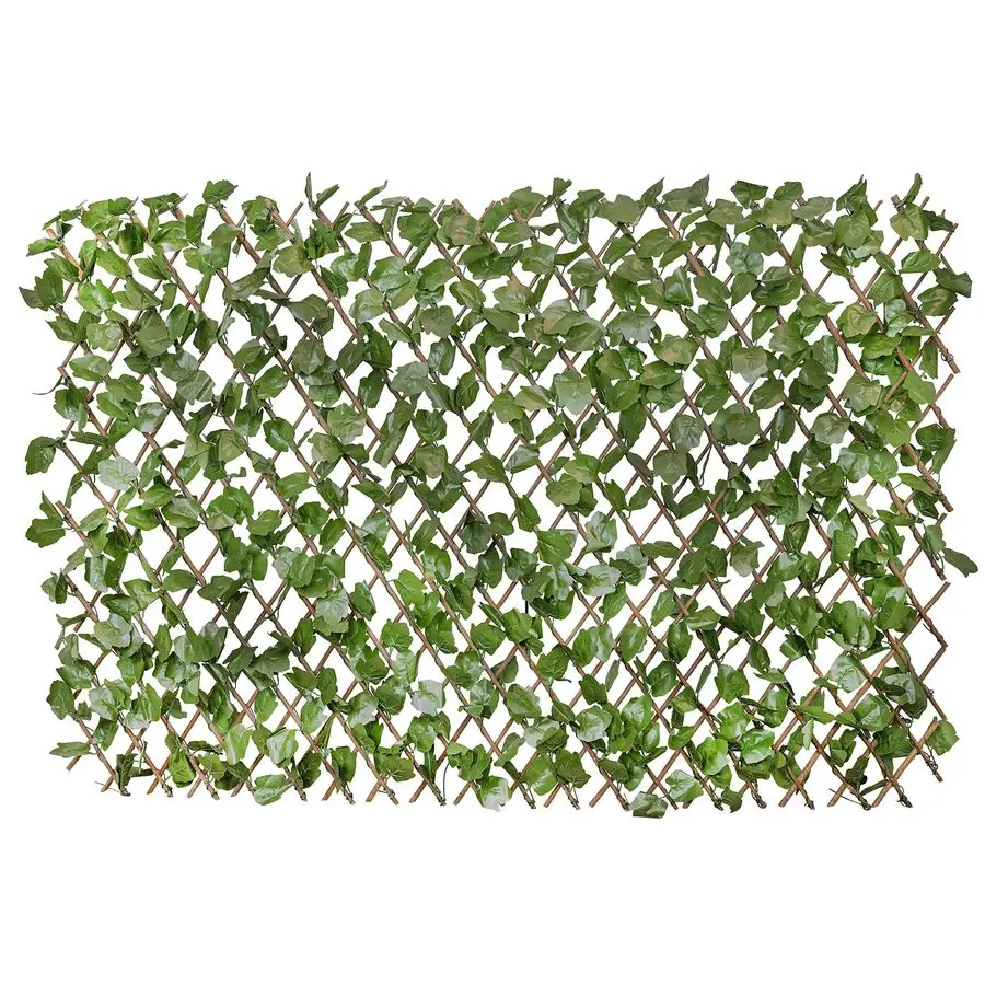 

Artificial Ivy Privacy Fence Wall Screen, Expandable Faux Greenery Hedge Panel, Weather Resistant Leaf Wall Decor for Patio, Bal