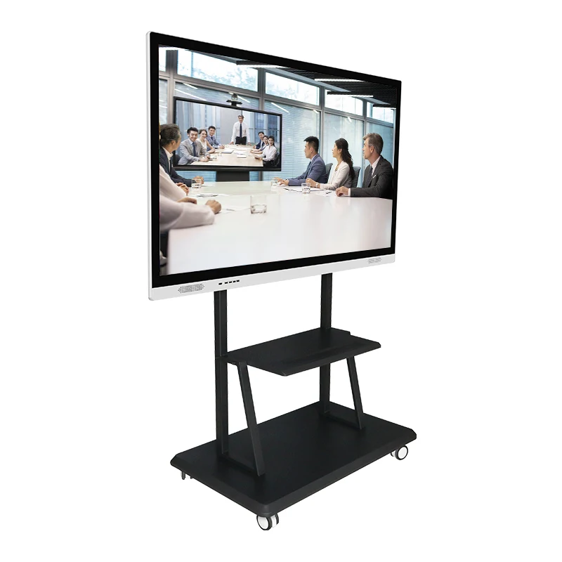 

High-End All-In-One Meeting Room Machine With DLED 55inch 4K Interactive Whiteboard 20 Touch Points OLED Panel