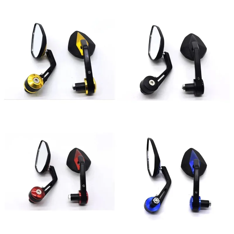 

22mm Handlebar End Mirror Motorcycle Aluminum Alloy Rearview Mirror Universal For Aprilia Pegaso 650 SR 50 RS660 RX125 Dorsoduro