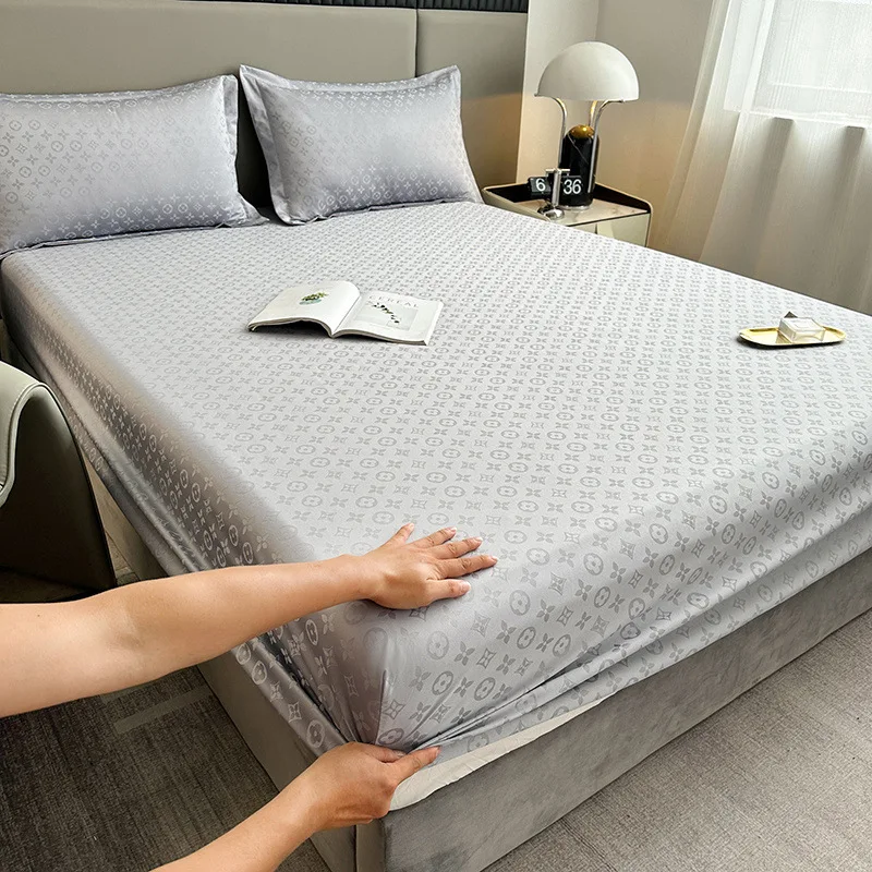 

jacquard waterproof urine-proof mattress, single-piece mattress cover, mattress protective cover, and dustproof sheets are