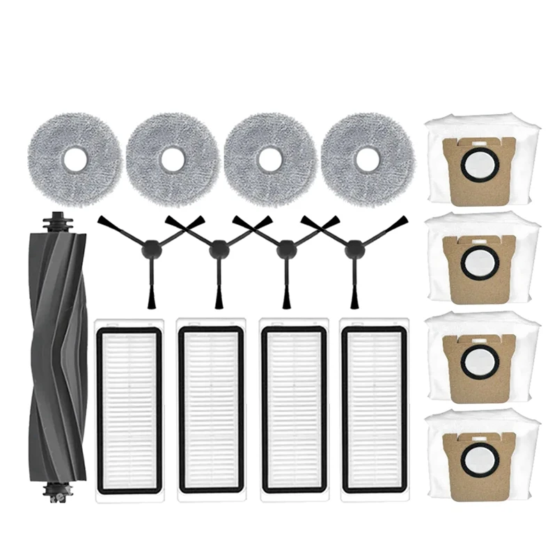 

AB33-For Dreame Bot L20 Ultra / L20 Ultra Complete Replacement Parts Accessories Main Side Brush Hepa Filter Mop Dust Bag
