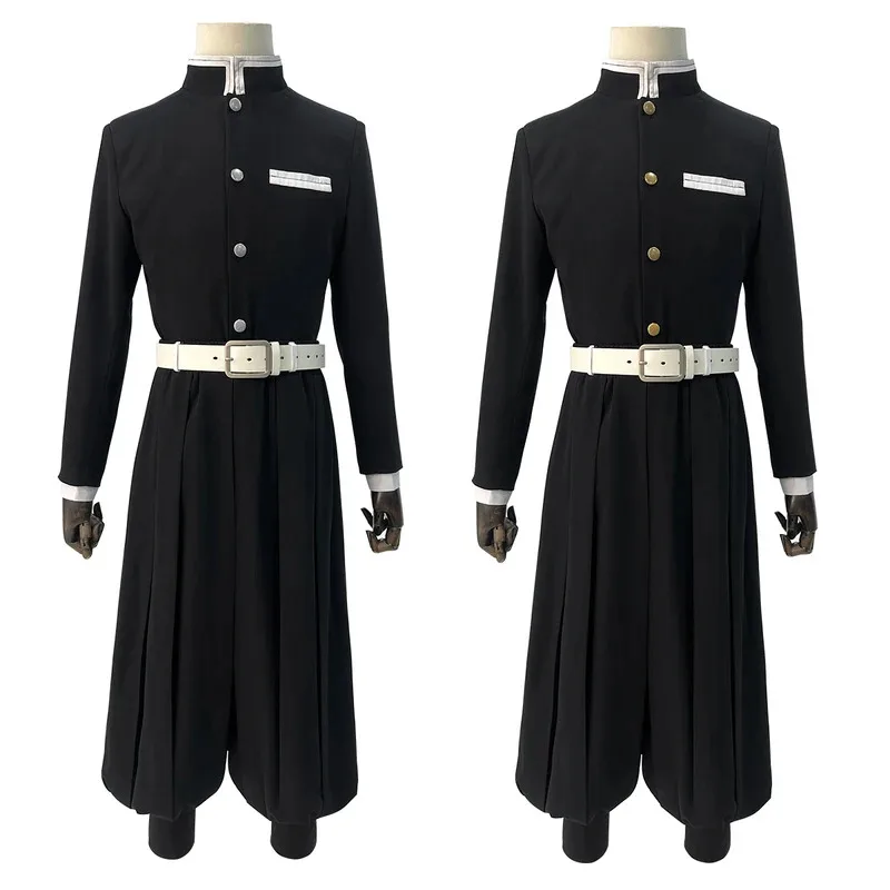 أزياء أنيمي توميوكا جييو إيغورو أوباناي أجاتسوما زينيتسو كامادو تانجيرو أزياء تنكرية مطرزة باللون الأسود زي الفريق H4;v'5,f;6.j;8' #2