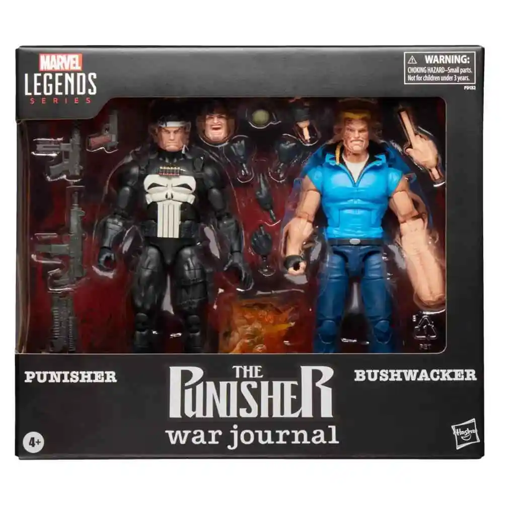 Original Hasbro Marvel Legends Series: Punisher and Bushwacker The Punisher War Journal Anime Figure Action Figure Model Toys