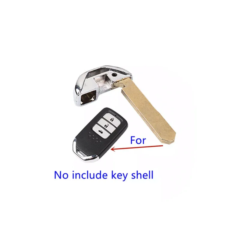 5pcs HON66 Smart Key Blade Emergency Insert Key Folding Key Blade For Honda Smart Key Shell Key Blade Blank Uncut Blade