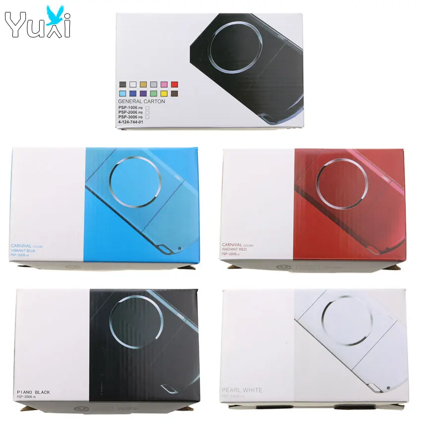 

YuXi New Packing Box Packing Carton With Manual And Insert For PSP 1000 2000 3000 Game Console