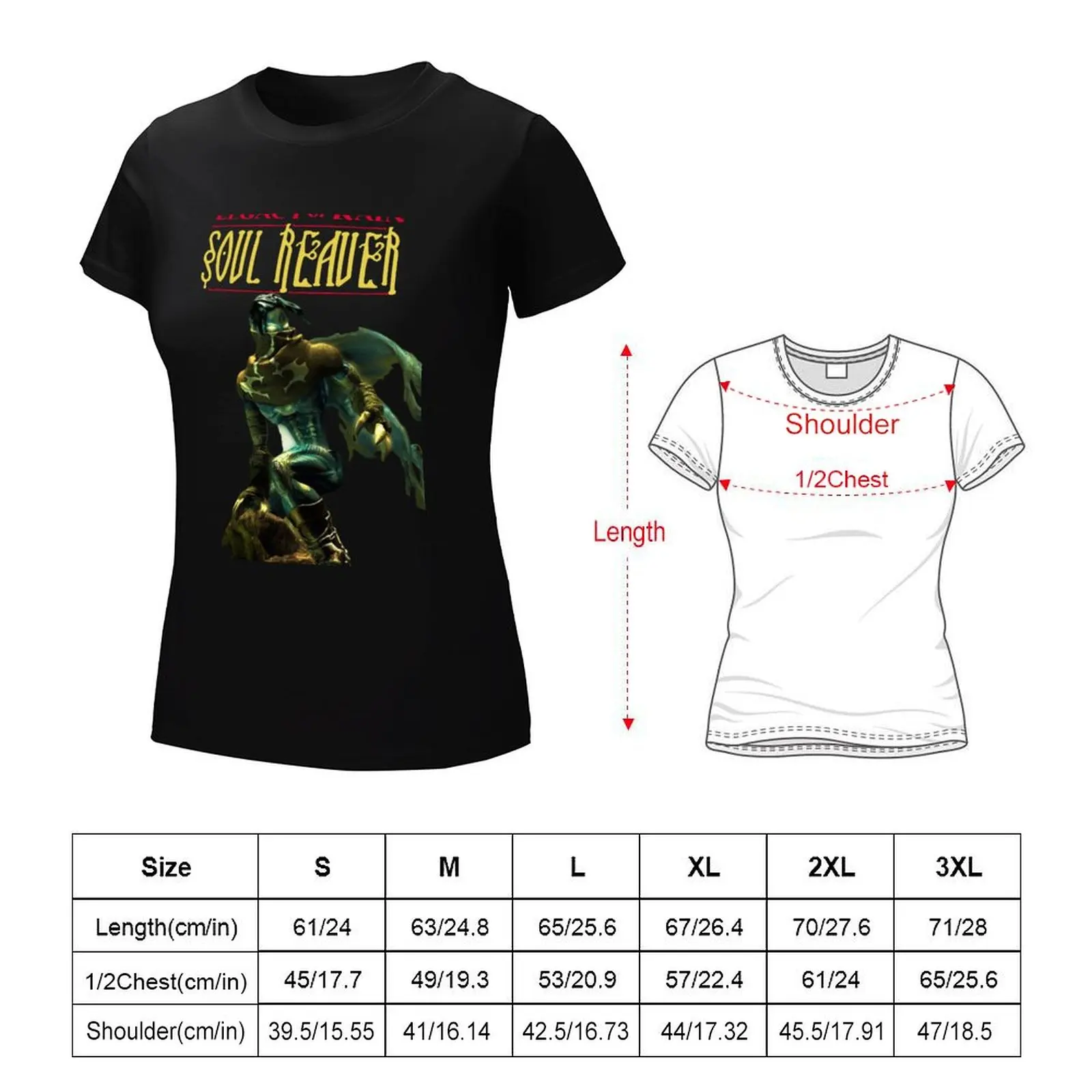 Legacy of Kain: Soul Reaver T-Shirt korean fashion vintage clothes summer clothes anime clothes cotton t shirts Women