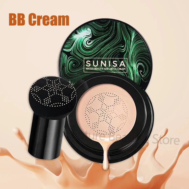 Mushroom Head Air Cushion CC Cream Natural Moisturizing Foundation Concealer Whitening Oil-control Makeup Cosmetics BB Cream