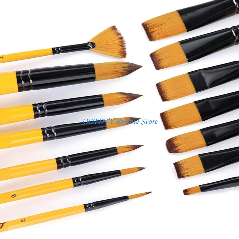 1 Set Pinsel Pinsel Set Nylon Haarpinsel Pinsel Aquarellmalerei Pinsel