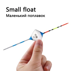 1Piece Nano Fishing Float+1 Buoy Tube Ice Fishing Shallow Water Fishing Float Sensitive Float Multi Color Available Fishing Tool