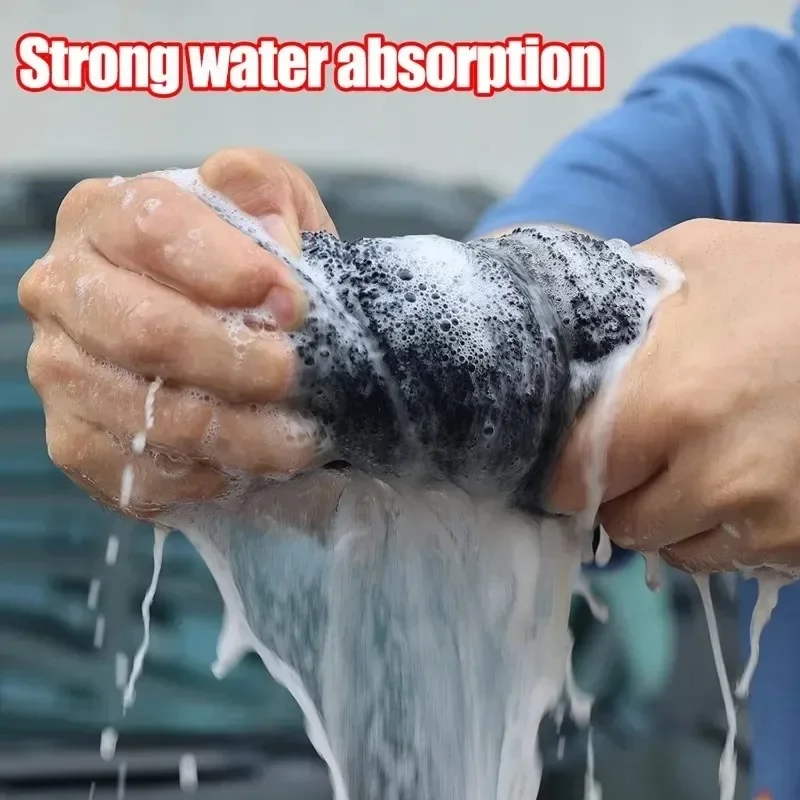 Absorbent Towel for Wash Car Housework Clean Kitchen Cleaning Rags 1/10pcs Black Microfiber Cleaning Cloth Household Clean Tools