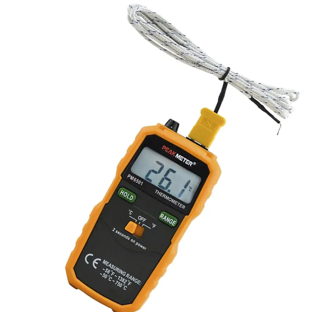 

Digital Thermocouple Thermometer K Type LCD Temperature Meter Contact Sensor for Industrial Agriculture Office Use
