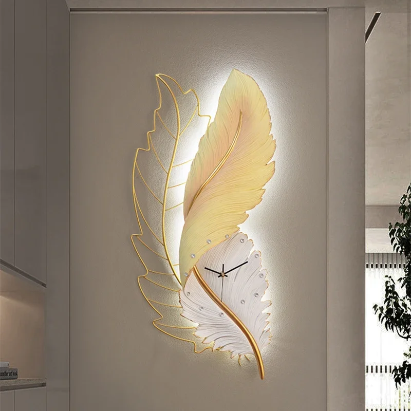 

Aesthetic Silent Wall Clocks Nordic Creative Chinese Style Luminous Minimalist Wall Watch Luxury Reloj De Pared Home Decoration