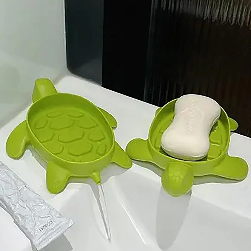 カメの形をした石鹸箱,バスルーム,シャワー,石鹸ホルダー,スポンジ収納プレート,トレイ,バス用品,ガジェット用