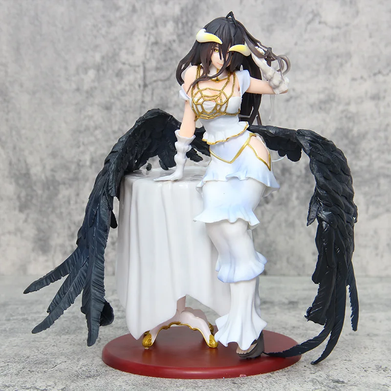 Anime Overlord Albedo Cartoon Sexy Girls PVC Action Figures Toy Collectible Model Toys To Kids Children Gifts 28cm
