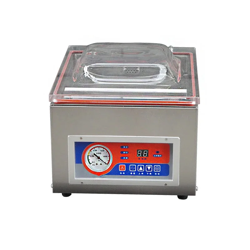 

Digital Display Fully Automatic Vacuum Sealing Bag Food Sealing Machine Food Industry Packaging DZ-260C Vacuum 220V/110V