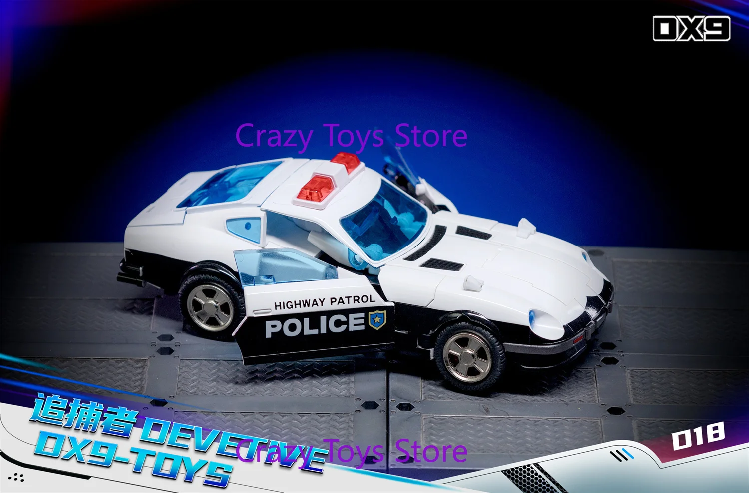 Figurka Transformująca G1 DX9 D18 Devetive Prowl, zabawka kolekcjonerska, prezent z pudełkiem, dostępna od ręki.