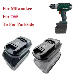For Parkside Lidl Tools Adapter Converter Compatible ForDewalt/ Milwaukee To For Parkside Battery Converter Not Include Battery