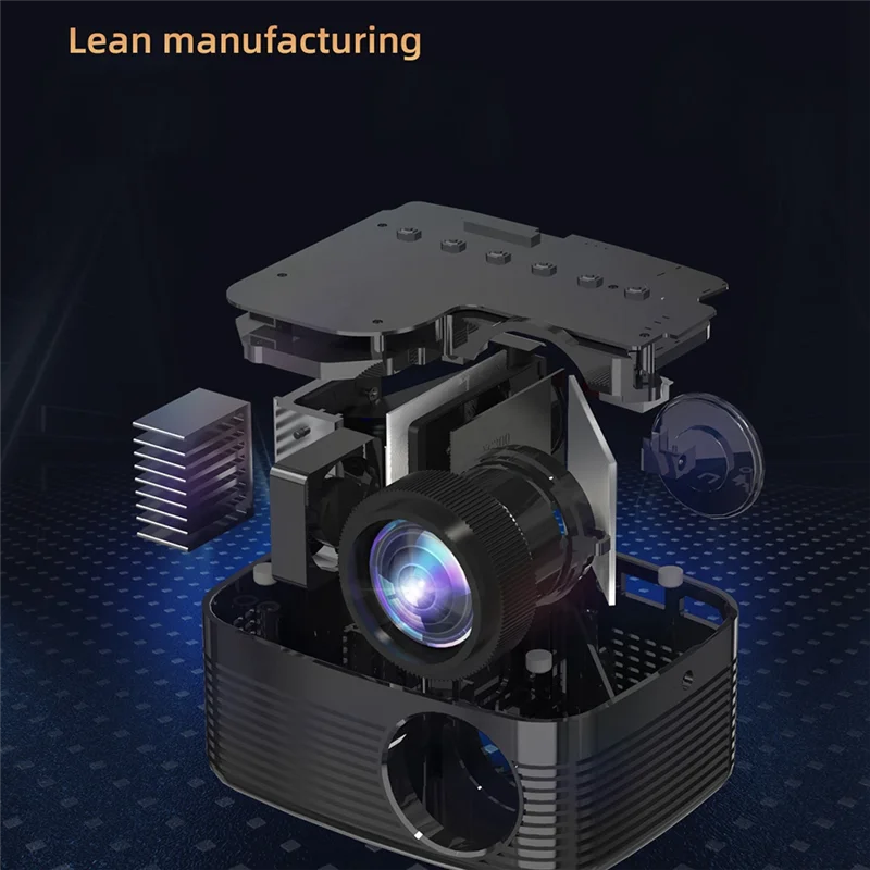 Проектор BAAY 1920X1080p T11, многофункциональный домашний проектор, мини-портативный проектор с тем же экраном