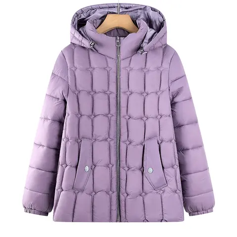Winter Down Cotton Jacket Thick Warm Parkas Women Hooded Puffer Coat Loose Casual Overcoat Cotton-padded Jacket Female Outerwear