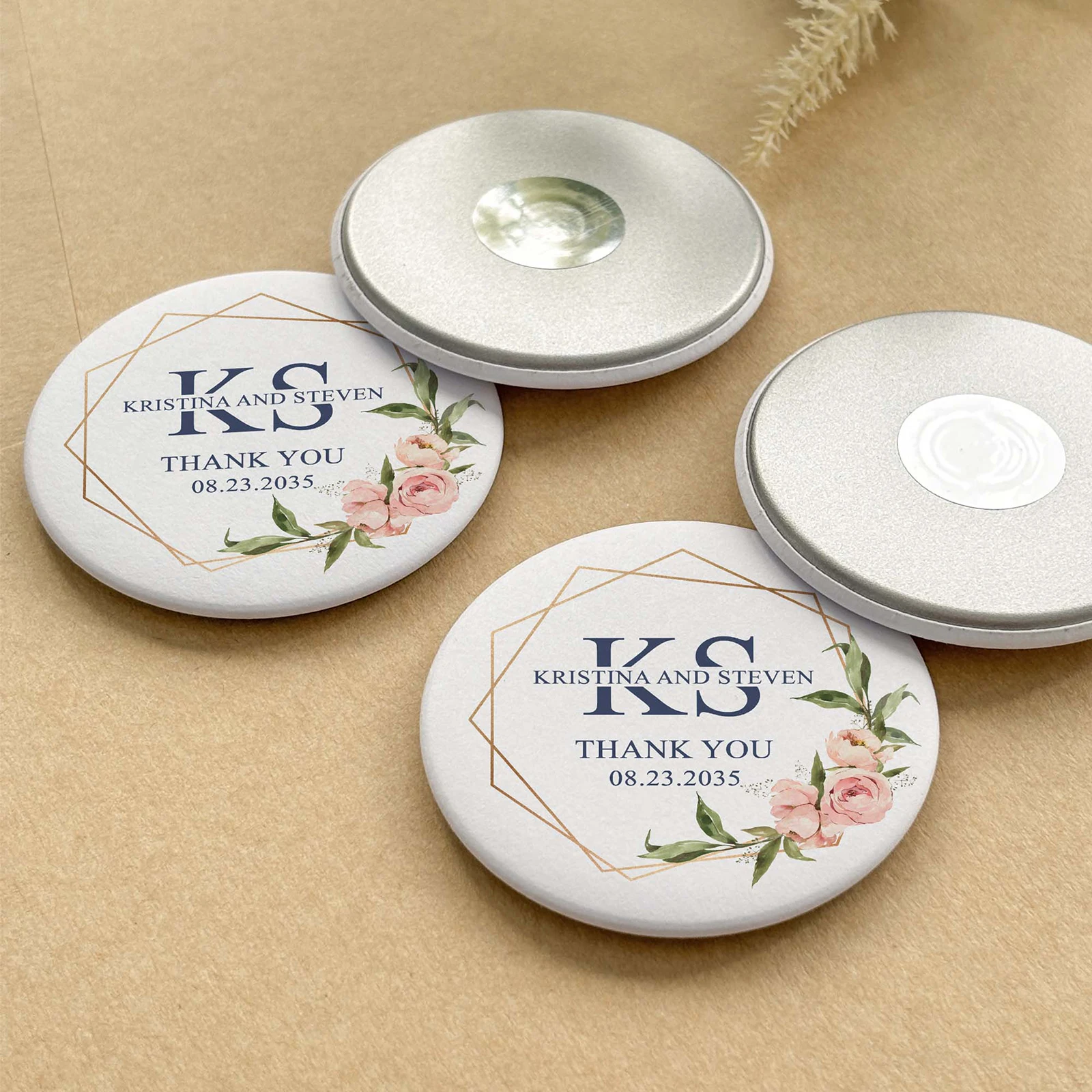 Personalized Magnet Gifts Wedding Souvenirs for Guests Customize Fridge Magnets Wedding Giveaways Party Favors
