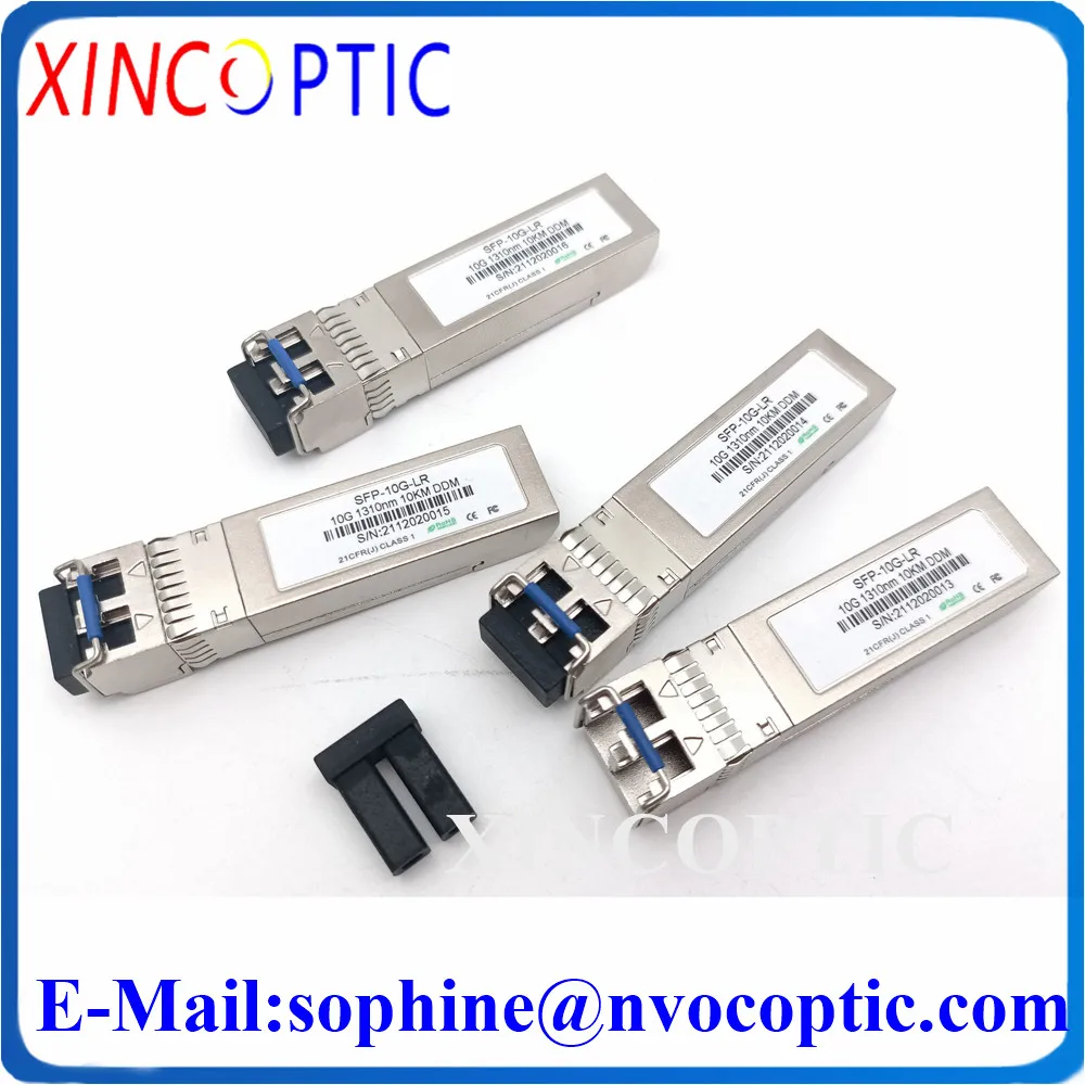 Imagem -04 - Transceptor de Fibra Ótica do Único Modo 10km Sfp lr para Sfp10g-lrsfp-10g-lr-s 10g 1310nm Compatível com Cisco Peças