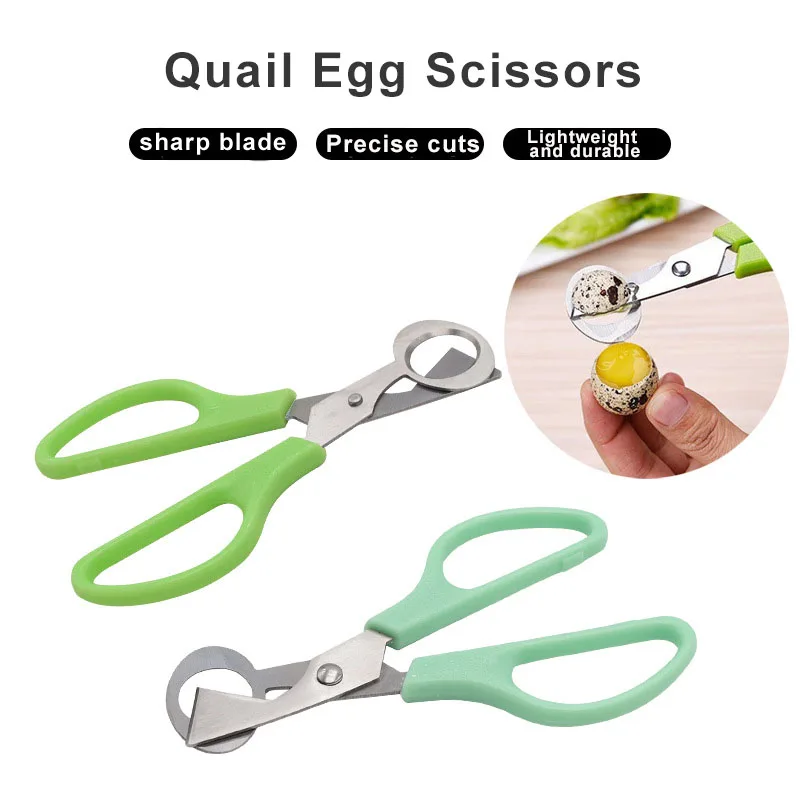 Premium Kitchen Scissors for Quail Egg and Chicken Egg Cutting - Lightweight and Durable Utility Gadgets