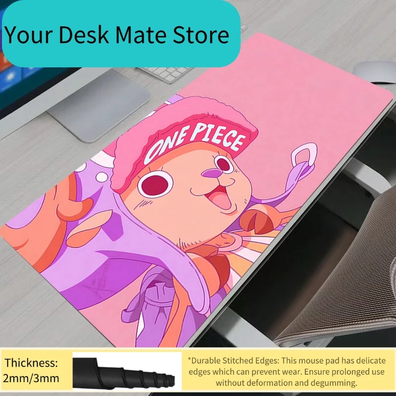 

One Piece Tony Tony Chopper Gaming Mouse Pad Gamer Home Computer HD Mousepad XXL Keyboard Pad Carpet Non-Slip Office Mouse Mats