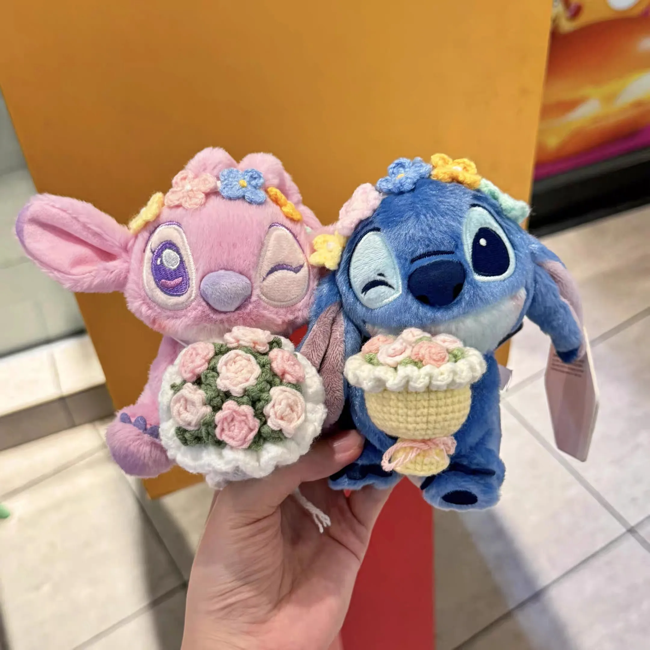 

Подвеска Stich, плюшевая игрушка, мягкая кукла с персонажем фильма, коллекционный подарок для подруги, милые хобби на день рождения