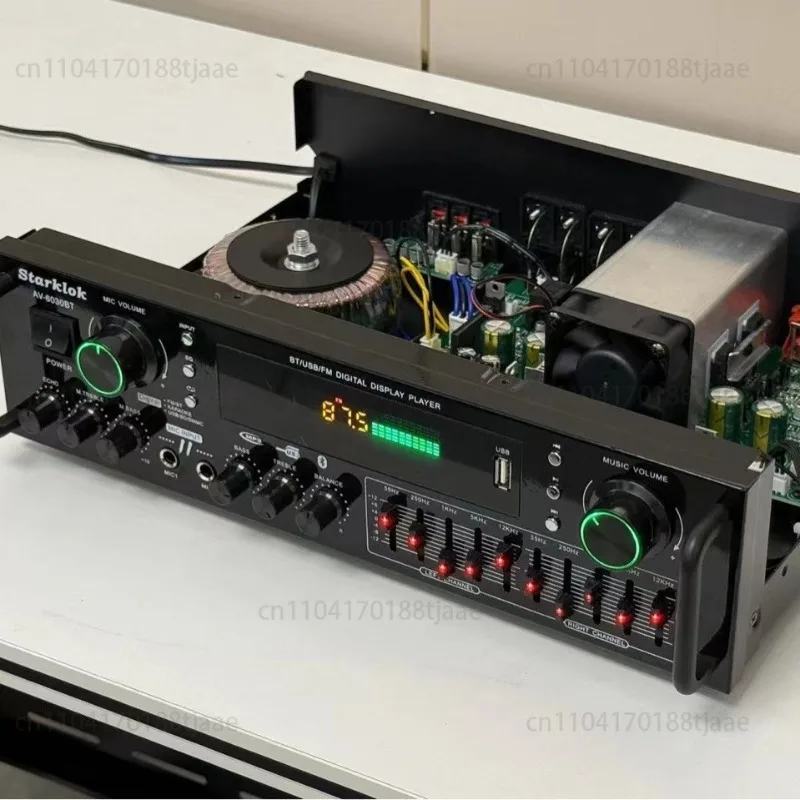

[Global Selection] 6030 Karaoke Fixed Resistance Power Amplifier, Home Karaoke Car U Disk SD