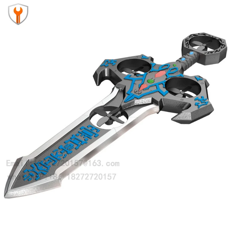 New Magic imperial sword remote control drone gesture induction aircraft light flying sword children's toy plane