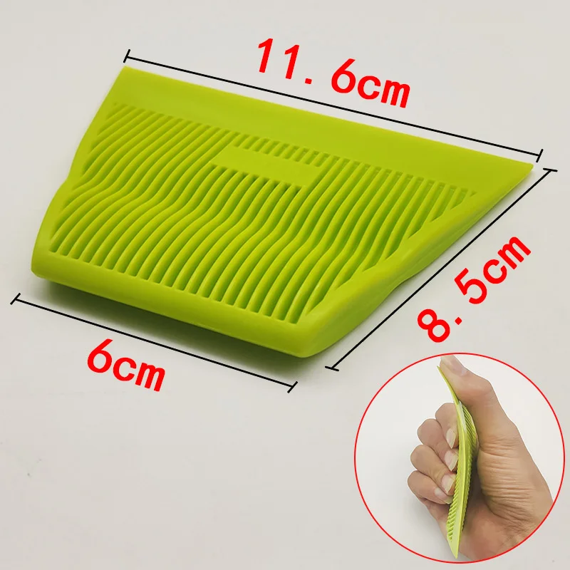 Trapezoidal Soft Squeegee Scraper for Vinyl Car Wrapping Window Film Tinting Carbon Fiber Sticker Installation Tools