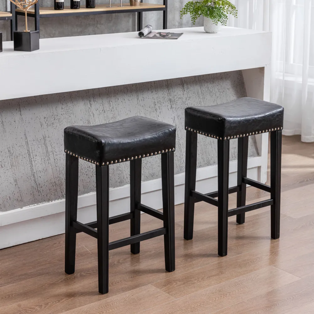 Ball & Cast Backless Upholstered Counter Height Stools Set of 2 26