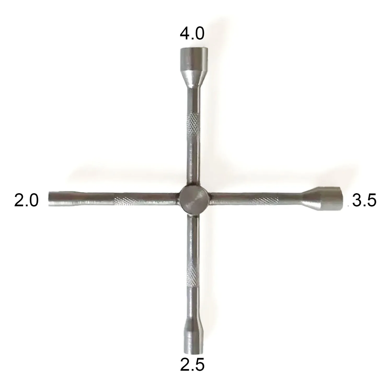 JDM 203 RC-Zubehör, Metall-Kreuzsteckdose, 2,0/2,5/3,5/4,0 mm, für Maßstab, RC-LKW, Bagger, Lader, LKW, Autos, DIY-Modell, Spielzeug, Geschenke