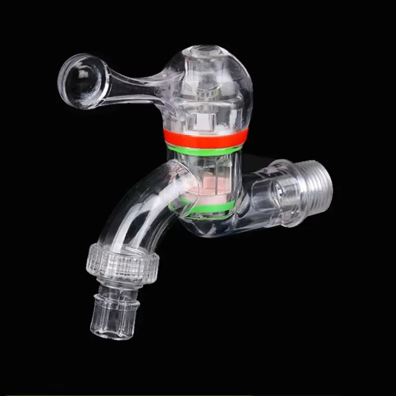 

20/25mm Plastic Transparent Faucet Water Tap Garden Irrigation Connector kitchen Bathroom Faucet