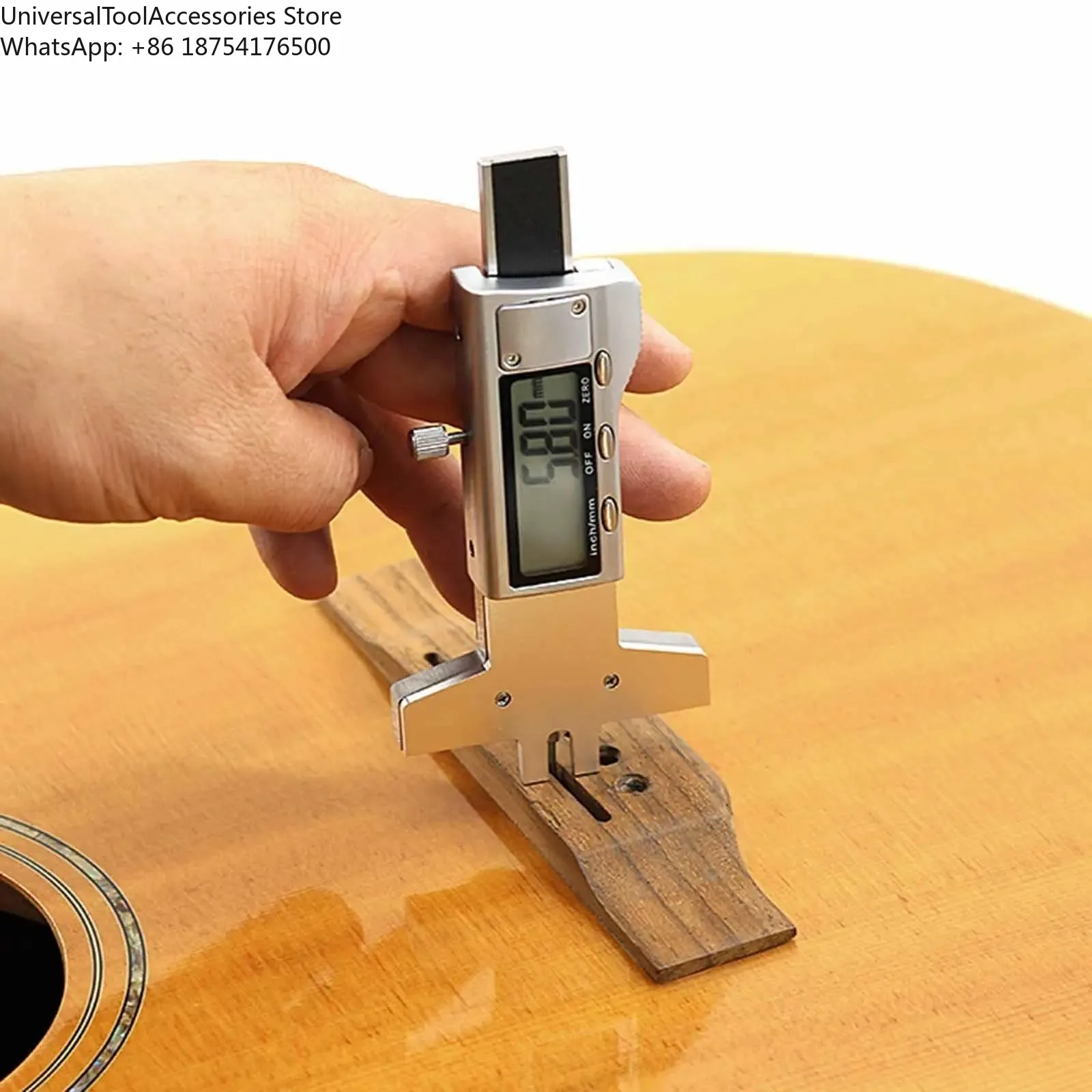Portable Guitar String Distance Measurement Ruler Accurately Professional Luthiers Instrument Measuring Tool
