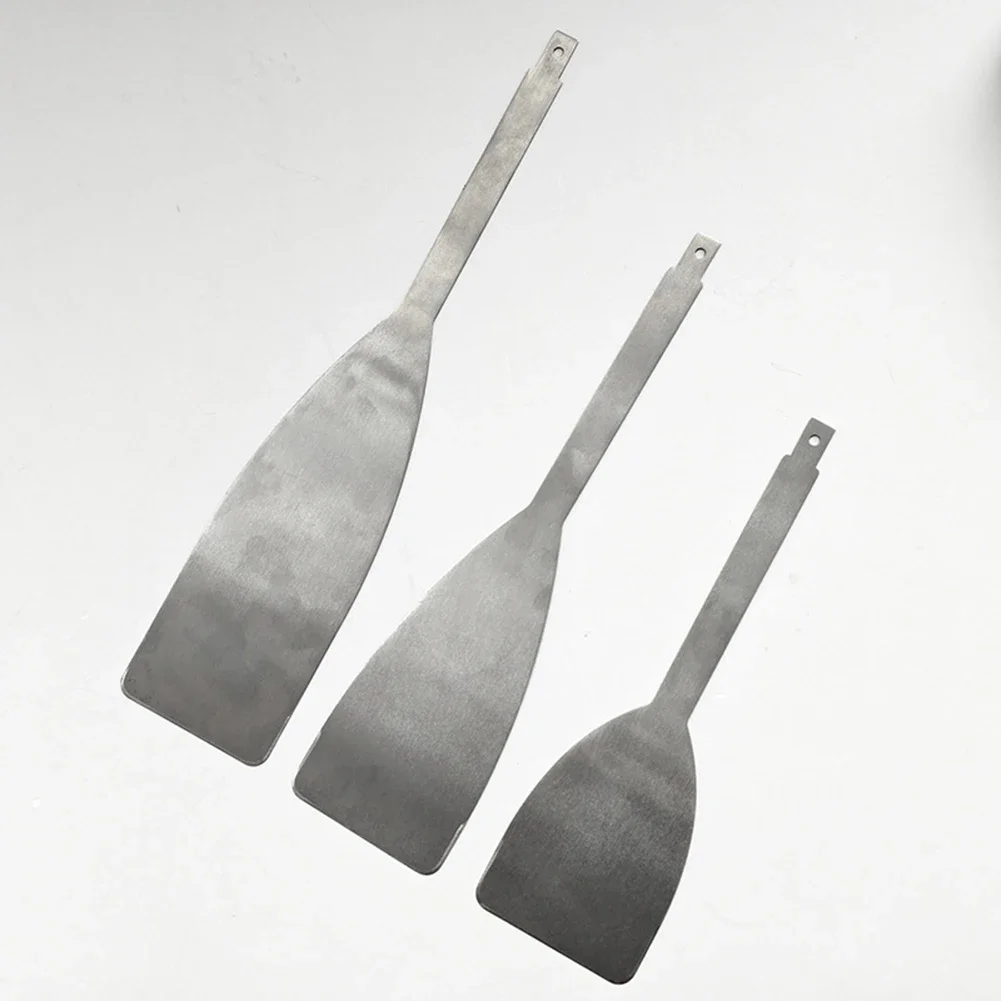 

3PCS Stainless Steel Scraper Tool Spade Windshield Removal Tool Joint For Renovation And Cleaning Putty Spackle Hand Tool