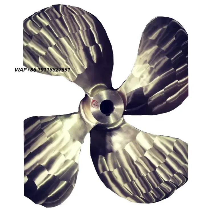 New 3 Blades 4 Blades 5 Blades Marine Copper Inboard Propeller Stainless Steel and Aluminium Material for Ship Use