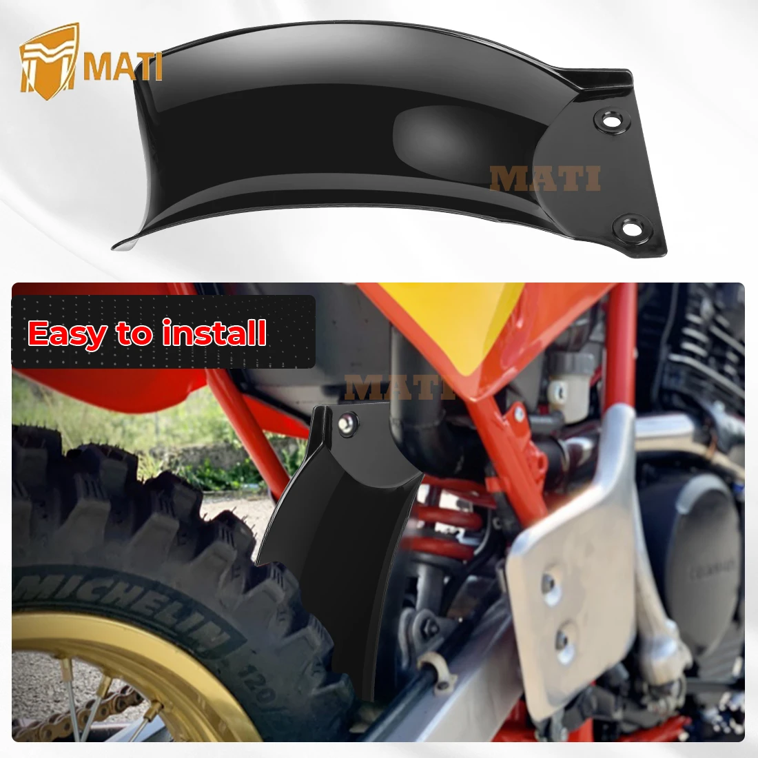 MATI Mud Flaps Splash Guards Air Cleaner Housing for Honda XR350R 1985 XR600R 85-00 XR650L 1993-2023 OEM# 17245-MN1-670