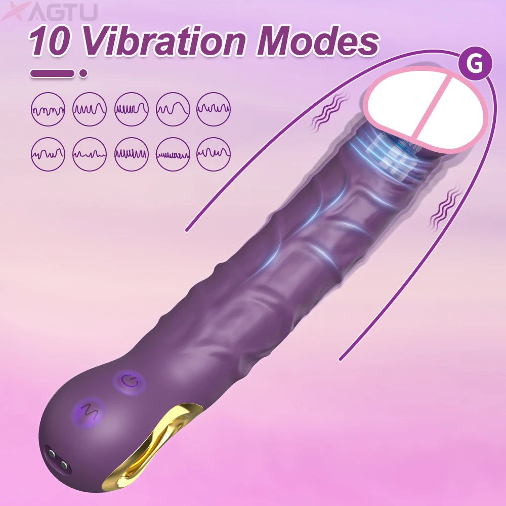 Dildo Vibrator for Women G-Spot Vagina Vibrator Clitoris Nipples Stimulator Female Masturbator Realistic Penis Sex Toy for Women