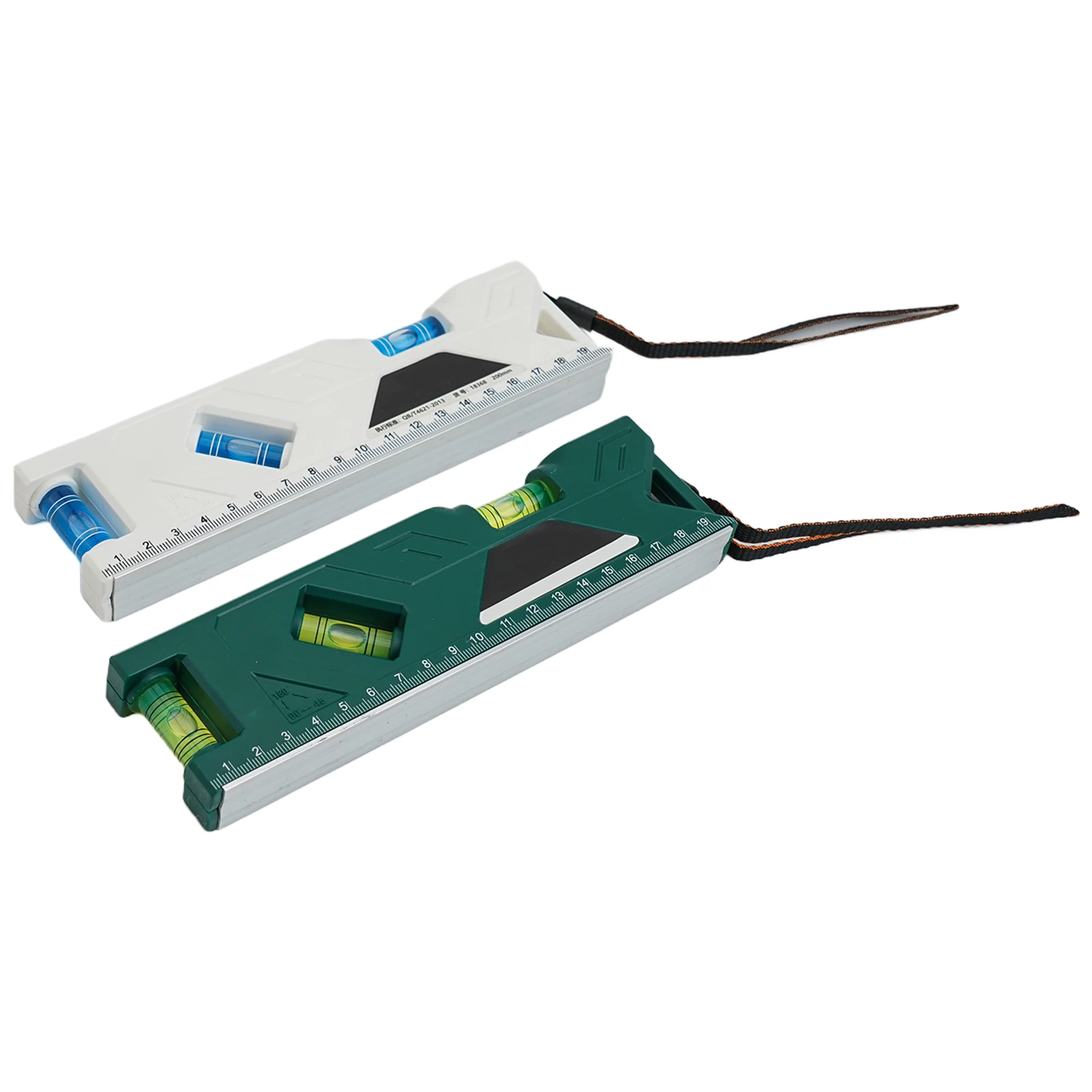 Magnetic Level Device Level Measurement Tool Installing Door Frames Strong Magnetic Adsorption 3-in-1 Measurement ABS Material